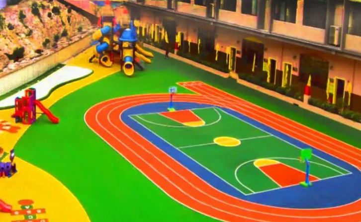 幼儿园EPDM塑胶跑道